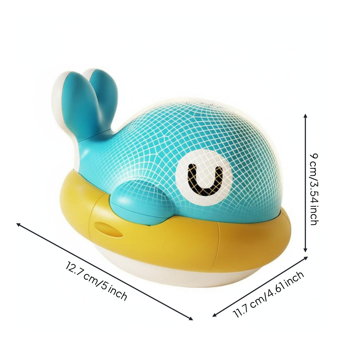 Automatic Water Spray Fountain Bath Toy Waterproof Design Marine Creature Sprinkler Toy Polished Rounded Edges for Toddlers, Infants