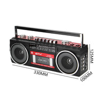 Am Frequency Modulation SW Radio Cassette Recorder Usb Playback Tabletop Radio Recorder Bluetooth Cassette Boombox Power Adapter Power