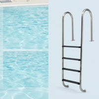 4-Step Pool Ladder Sturdy Stainless Steel Pool Ladder Anti-Slip for Families, Swimming Pools