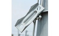 Antenna Clamp with U-Bolt Zinc-Plated Antenna Clamp Metal for Workshop, DIYers