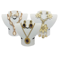 Foldable Jewelry Display Stand for Necklaces, Earrings, and Rings