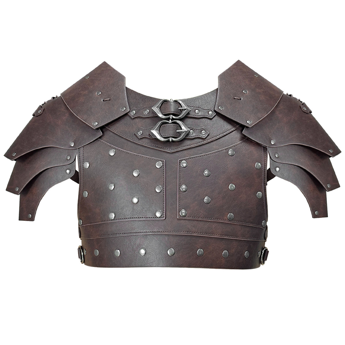 Medieval Riveted Shoulder and Chest Armor Norse Viking Style Retro Cosplay Prop