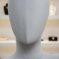 Velvet Head Mannequin Stable Base Velvet Mannequin Head Hairpiece Display Stand for Shop Owners