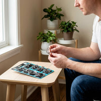 Metal Interlocking Brain Teaser Puzzle Set