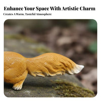 Squirrel Statue Long-Lasting Polyresin Resin Squirrel Figurine Weather Resistant