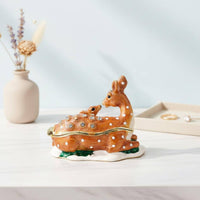 Mother and Baby Deer Box Delicate Deer Jewelry Box Gift Idea for Vanity, Bedroom