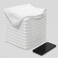 Soft Microfibre Cloth and Microfiber Towel, Low Lint Car Cleaning Cloths for Detailing, 25cm X 50cm Car Drying Towel with Whip-Stitched Edges