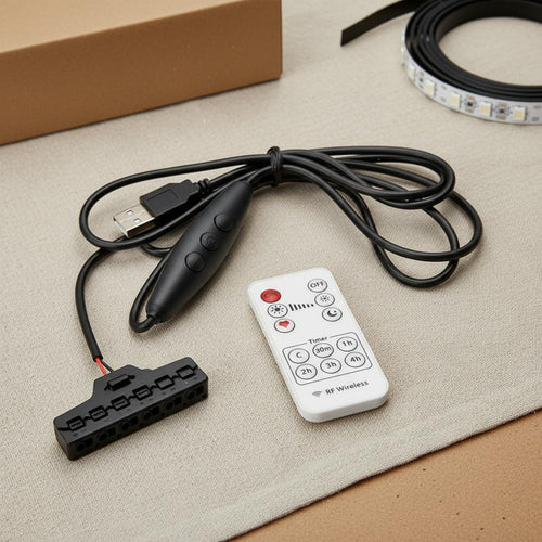 USB-Powered LED Controller Timer Function Wireless LED Controller Night Mode