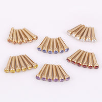 Brass Guitar Bridge Pins for Acoustic Folk Guitars - Enhanced Sustain & Tone