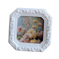 法式雕花照片装饰相框客厅画框白色树脂画框