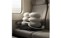 Inflatable Travel Neck Pillow Textile Cover Travel Neck Pillow Compact