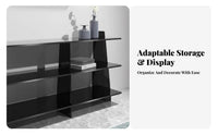 Multi-Tier Floor Shelf Modern Minimalist Aesthetic Multi-Tier Shelving Unit Adaptable Use Space-Saving for Bathroom, Entryway
