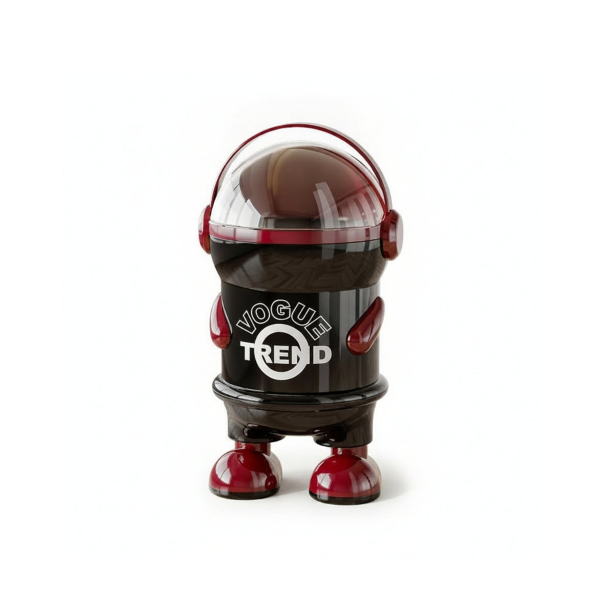 Astronaut Trash Can Standing Waste Pail Sturdy