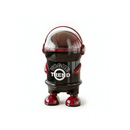 Astronaut Trash Can Standing Waste Pail Sturdy