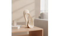 Abstract Sculpture Hollow Resin Sculpture Compact Tabletop Ornament for Entryway, Office