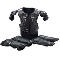Kids Motorcycle Protective Gear Set with Knee and Elbow Pads