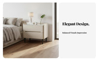 Nightstand with Drawers long-lasting Construction 2-Drawer End Table Easy Assembly