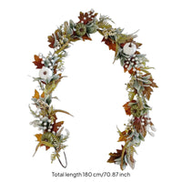 Artificial Pumpkin Vine Garland Halloween for Mantel