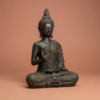 Thai Buddha Sculpture Handmade Resin Buddha Sculpture Hand Painted for Buddhists