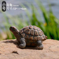仿真动物乌龟树脂摆件户外花园别墅庭院水池鱼缸装饰布置造景模型