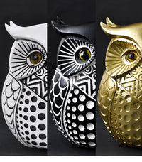 Owl Resin Ornament Modern Minimalist Home Decor