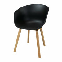 Nordic Design Molded Shell Chair adaptable Use Armless Upholstered Chair Modern aesthetic Seating Furniture Ergonomic Backrest for Homeowners, Business Owners, Interior Designers