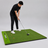 Golf Practice Mat, Hitting Mat, 30mm Artificial Turf, EVA Base, For Indoor Home Practice