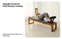 Comfortable Padding 3-in-1 Workout Chair Space Saving Multi-Functional Exercise Bench Stable Structure Foldable Sit-up Bench Adjustable for Fitness Enthusiasts, Adults, Beginners, Strength Training, Living Room, Bedroom, Garage