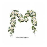 Artificial Flower Vine Long-Lasting Silk Flower Vine Fade Resistant for Wedding