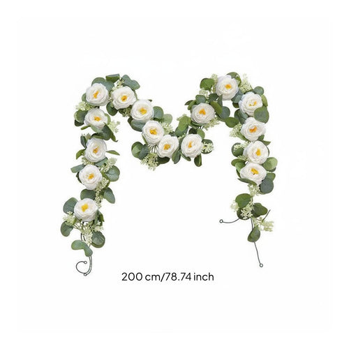 Artificial Flower Vine Long-Lasting Silk Flower Vine Fade Resistant for Wedding