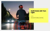 LED Bike Turn Signal Remote, Rechargeable