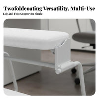 Under Desk Footrest Non-Slip Adjustable Rocking Footrest Two-Tier Leg Rest for Students, Living Room