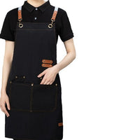围裙家用厨房园艺画室超市奶茶美甲餐饮后厨服务员工作服印字定制