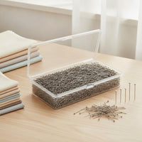 2400 Pieces Flat Head Straight Pins   Sewing Pins Easy to Hold Fasteners for Quilters, Crafters, Crafting