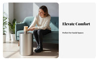 Metal Cube Seat Industrial Design Commercial Furnishing Minimalist Design
