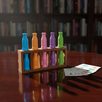 10 Bottles Parent-Child Interaction Color Bottle Memory Toy Educational Bottle Pair Matching Game Easy to Learn Blind Guessing Game for Children, Preschoolers, Classroom