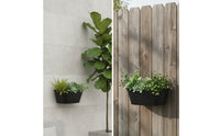 3 Pieces Oval Hanging Planters Modern Planters with Mounting Hooks Outdoor