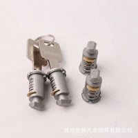 R&D Engineering Vehicle Fuel Tank Cap Turn Lock Core, Zinc Alloy, Blade Lock Core