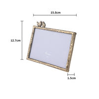 Photo Frame with Bird Accent Ornate Bird Photo Frame Vintage for Desk