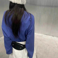 小众设计口袋腰包2026时尚洋气多功能皮带机车胸挎包迷你零钱包