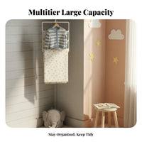 coiled Blanket Hanger Multi-Functional Closet Organizer Space-Saving for Parents