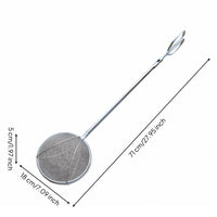 Prawn Net Stainless Steel Clamp Net Handheld Mesh Fishing Tool