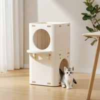 Cat Cube Space-Saving Pet Furniture Modern for Living Room, Kittens