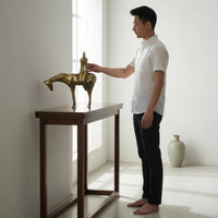 Horse Sculpture Indoor Decoration Horse Figurine Artistic Design Animal Statue for Villa
