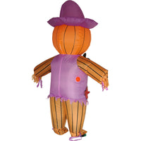 Halloween Inflatable Pumpkin Scarecrow Prop for Yard Party Decoration