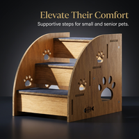 Pet Small Dogs, 40cm Height Dog Steps for Sofa Access, Density Board Construction, Non-Slip Carpeted - Image 8