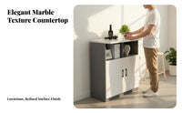 Bar Table with Storage Multifunctional Entryway Partition Cabinet Multi-Functional Entryway Storage Cabinet for Homeowners, Families, Hallway, Bedroom