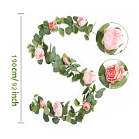 Artificial Blossom Vine Decorative Hanging Design Artificial Eucalyptus Garland