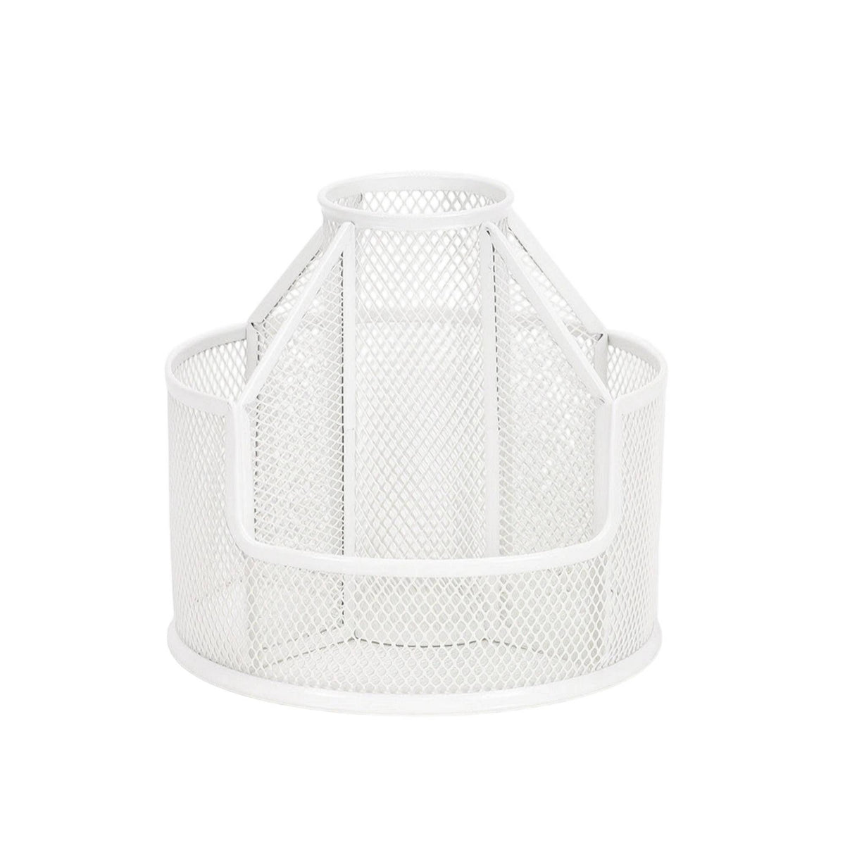 Desk Organizer with Compartments Compartmentalized Rotating Pen Holder Sturdy