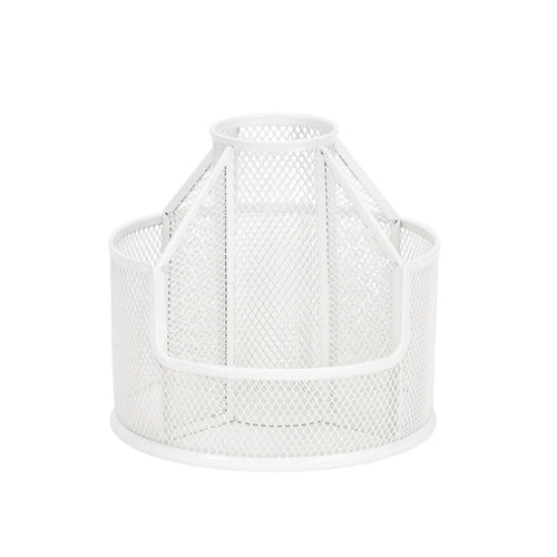 Desk Organizer with Compartments Compartmentalized Rotating Pen Holder Sturdy